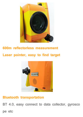 GTS 340 5" instrument total d'enquête de station de Prismless 600m