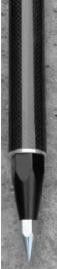 5/8" fibre Polonais de carbone de l'adaptateur 3m GPS de vis