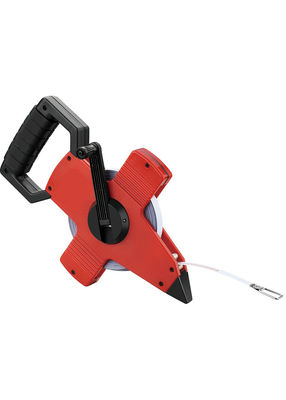outils de bricolage de mesure de la bande 30m de fibre de verre rouge