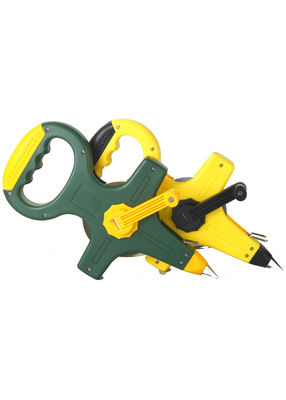 outils de bricolage de mesure de la bande 30m de fibre de verre rouge