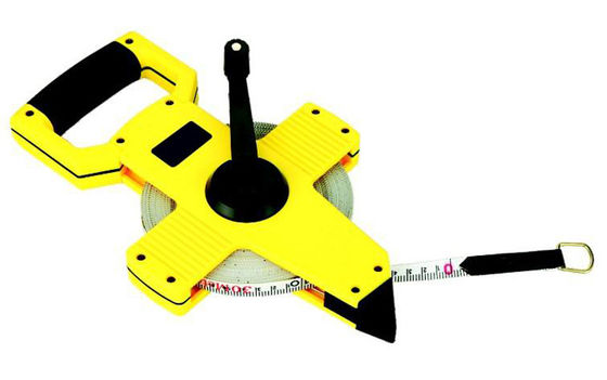 outils de bricolage de mesure de la bande 30m de fibre de verre rouge